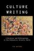 Book Cover Culture Writing: Literature and Anthropology in the Midcentury Atlantic World