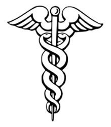 "Medicine and Poetry: From the Greeks to the Enlightenment" - Classics Symposia logo for event on March 20th, 2015. 