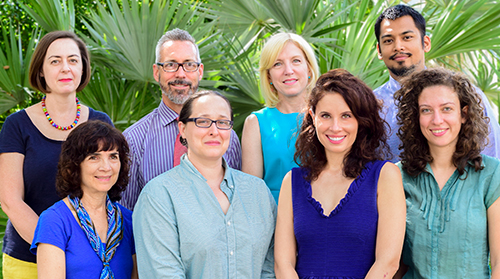 Group photo of the 2016-2017 Center for the Humanities Faculty & Dissertation Fellows